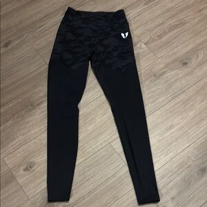 Firm abs Black Camouflage  Leggings